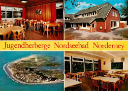 73905569 Norderney Nordseebad Jugendherberge Gastraeume Fliegeraufnahme - Norderney