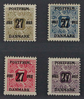 Dänemark 84-88 X ** 1918, Wasserz KRONE 1-10 Ö. Komplett, Postfrisch, KW 1000,-€ - Ungebraucht