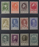 Belgien  929-40 **  UPU 1952, Thurn & Taxis Postmeister, Postfrisch, KW 280,- € - Unused Stamps