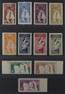 TÜRKEI ZUSCHLAGSMARKEN 185-95 **  1955, Kinderhilfe, Postfrisch, KW 1400,- € - Liefdadigheid Zegels