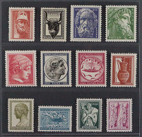Griechenland  603-14 **  Antike Kunst 1954, Komplett, Postfrisch, KW 320,- € - Nuevos