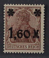 Dt. Reich 154 Ib **  Germania Farbe: Dunkelbraun, Postfrisch, Geprüft KW 230,- € - Nuevos