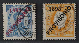 Portugal  91-92,  Provisorio Höchstwerte 50+80 R., Sauber Gestempelt, KW 230,- € - Used Stamps