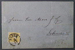 Österreich 10 I, 2 Kr. Seltene Type I Auf Brief Von PESTH, Geprüft KW 900,- € - Storia Postale