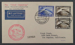 Dt. Reich  438 X + 439 Y (2), Bref Südamerikafahrt TOLLE FRANKATUR, KW 1650,- € - Lettres & Documents