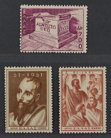 Griechenland 579-81 ** Paulus 1954, Höchst-Werte Komplett, Postfrisch, KW 280,-€ - Nuevos