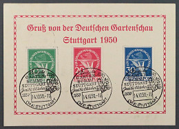 Berlin  68-70 I, Währungs-Satz + Plattenfehler Der 30 Pfg. Auf Karte, KW 870,- € - Lettres & Documents