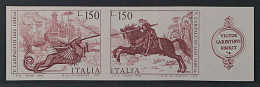 Italien  1537-38 **  Carpaccio Zusammendruck UNGEZÄHNT, Postfrisch, KW 170,- € - 1961-70: Ungebraucht