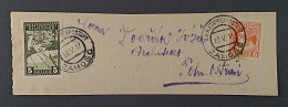 Feldpost 50, 1917, Zeitungsadresse ZAMOSC Mischfrankatur BOSNIEN, KW 300,- €++ - Otros & Sin Clasificación