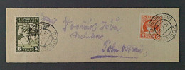 Feldpost 50, 1917, Zeitungsadresse ZAMOSC Mischfrankatur BOSNIEN, KW 300,- €++ - Otros & Sin Clasificación