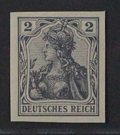 Dt. Reich  83 I U ** Germania Friedensdruck UNGEZÄHNT, Fotoattest KW 2500,- € - Nuevos