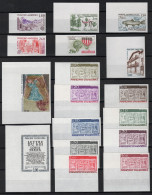 ANDORRA Französisch 331-47 U ** Jahrgang 1983 Komplett, UNGEZÄHNT, Selten - Unused Stamps