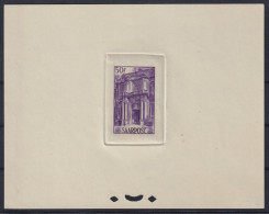 1948, SAAR 251 Epr. (*) 50 Fr. Höchstwert KÜNSTLERBLOCK In Violett, Sehr SELTEN - Unused Stamps