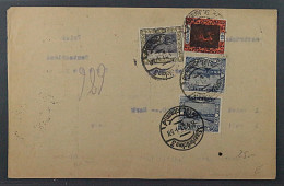 1921, SAAR 62 A, Landschaften 80 Pfg. Auf Zoll-Inhalts-Erklärung, Sehr SELTEN - Lettres & Documents