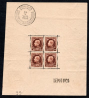 1924, BELGIEN 186 Kleinbog Ausstellung Brüssel 5 Fr. Originalgummi, 420,-€ - Neufs