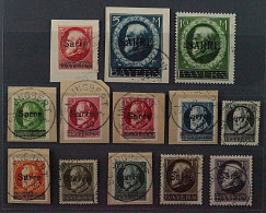 1920, SAAR 18-31, Bayern/Sarre Komplett, Sauber Gestempelt, Fotoattest 1900,-€ - Used Stamps