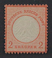 Deutsches Reich 8 ** 2 Kr. Kleiner Schild, POSTFRISCH, Fotoattest BPP, 6500,-€ - Nuovi