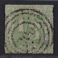 1865, TAXIS 36, 1/3 Sgr. Durchstochen, Sauber Gestempelt, Geprüft 300,-€ - Oblitérés