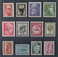 Griechenland  603-14 **  Antike Kunst 1954, Komplett, Postfrisch, KW 320,- € - Unused Stamps