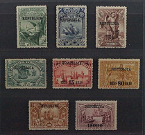 1911, PORTUGAL 196-203 Vasco Da Gama (Madeira) REPUBLICA , Originalgummi, 180,-€ - Ongebruikt
