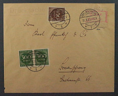 BRAUNSCHWEIG 3 A, Gebührenzettel + Freimarken Auf Drucksache, Fotoattest 550,-€ - 1922-1923 Lokalausgaben