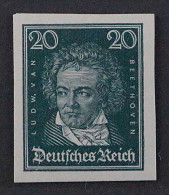 Deutsches Reich 392 U **  20 Pfg. UNGEZÄHNT, Postfrisch, SELTEN, Geprüft 2600,-€ - Unused Stamps