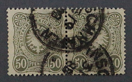 1888, DEUTSCH-NEUGUINEA Vorläufer V 44 B Paar, Sauber Gestempelt, Geprüft 800,-€ - Nueva Guinea Alemana