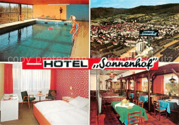 73866560 Leutershausen Hirschberg Bergstrasse Hotel Sonnenhof Hallenbad Zimmer G - Sonstige & Ohne Zuordnung