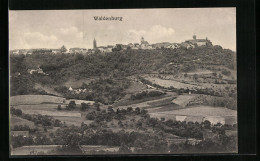 AK Waldenburg, Panorama Mit Burg  - Other & Unclassified