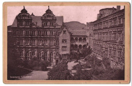 Fotografie Unbekannter Fotograf, Ansicht Heidelberg, Grünanlagen Im Schlosshof  - Lieux