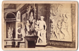 Fotografie Sophus Williams, Berlin, Ansicht Cassel, Antike Skulpturen Auf Der Rechten Seite Im Marmorbad 103  - Lieux