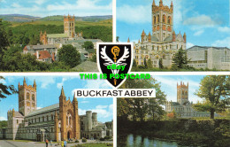 R584335 Buckfast Abbey. J. Salmon. Cameracolour. Multi View - Wereld