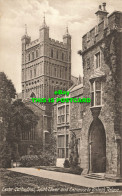 R584166 Exeter Cathedral. South Tower And Entrance To Bishop Palace. F. Frith. N - Monde