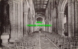 R584915 Selby Abbey. The Nave. Tuck. Silverette Series. Postcard 1883 - Monde