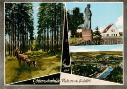 73866358 Echternacherbrueck Panorama Denkmal Waldpartie Rehe Echternacherbrueck - Autres & Non Classés