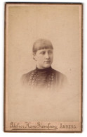 Fotografie Hans Siemssen, Amberg, Maxplatz Lit. E. 108, Junge Dame In Modischer Kleidung  - Personnes Anonymes
