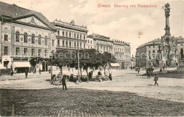 73797880 Olmuetz Olomouc CZ Oberring Mit Theaterlinie Dreifaltigkeitssaeule  - Tchéquie