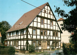 73758506 Oberweser Hessen Pension Haus Herwig Aussenansicht Fachwerkhaus Oberwes - Other & Unclassified