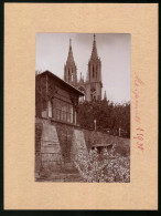 Fotografie Brück & Sohn Meissen, Ansicht Meissen I. Sa., Blick Von Der Schlossbrücke Auf Die Domtürme  - Lieux