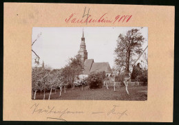 Fotografie Brück & Sohn Meissen, Ansicht Taubenheim (Klipphausen), Blick Auf Die Kirche Im Ort  - Lieux