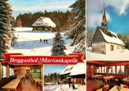 73758446 Furtwangen Berggasthof Martinskapelle Schnee Winter Wintersportplatz Fu - Furtwangen