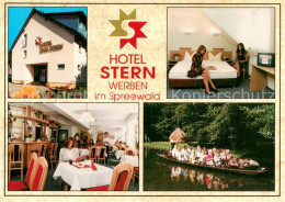73758303 Werben Niederlausitz Hotel Restaurant Stern Spreewaldkahn Werben Nieder - Other & Unclassified