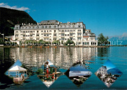 73758265 Zell See AT Grand Hotel Ansicht Vom See Aus  - Autres & Non Classés