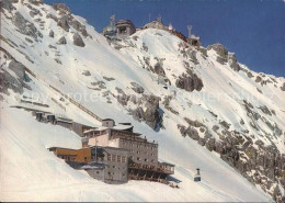 72614316 Zugspitze Mit Hotel Schneefernerhaus Gletscherbahn Und Gipfelbahn Burgr - Garmisch-Partenkirchen