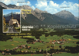72614267 Obsteig Tirol Hohe Munde Fliegeraufnahme Obsteig - Autres & Non Classés