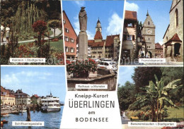 72613731 Ueberlingen Bodensee Stadtgarten Rathaus Muenster Franziskanertor Schif - Überlingen