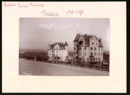 Fotografie Brück & Sohn Meissen, Ansicht Karlsbad, Wohnhäuser In Der Eduard Knollstrasse  - Autres & Non Classés