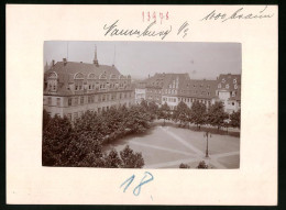 Fotografie Brück & Sohn Meissen, Ansicht Naumburg A. Saale, Blick Auf Den Marktplatz Und Rathaus  - Lieux