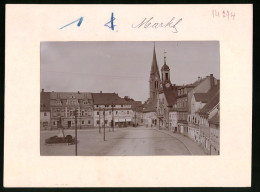Fotografie Brück & Sohn Meissen, Ansicht Wilsdruff, Blick Auf Den Markt Und Rathaus, Alte Post, Geschäft Wehner, Den  - Lieux