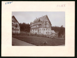 Fotografie Brück & Sohn Meissen, Ansicht Oberbärenburg I. Erzg., Partie Am Berghotel Friedrichshöhe  - Plaatsen